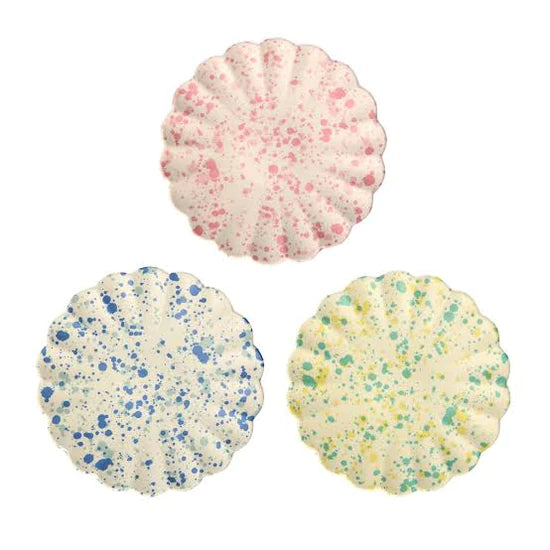 Speckled Reusable Bamboo Plates - Small