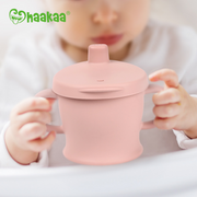 Silicone Sip-N-Snack Cup VARIOUS COLOURS