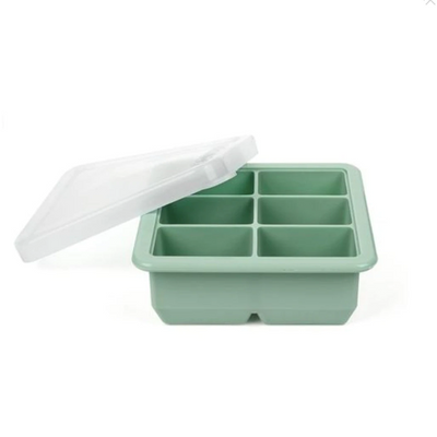 Silicone Baby Food and Breast Milk Freezer Tray - Pea Green