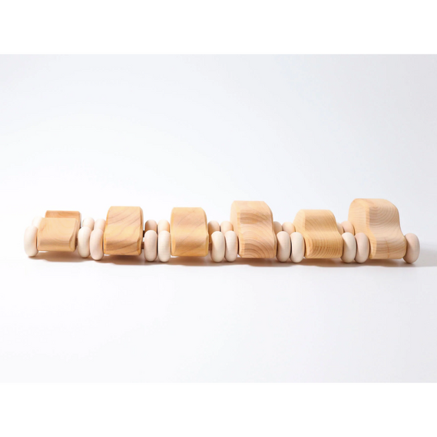 Wooden Cars Set of 6 VARIOUS COLOURS