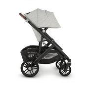 VISTA V2 with Bassinet + FREE PARENT ORGANISER + CHANGING BACKPACK AND UPPER ADAPTERS - Anthony (White & Grey Chenille)
