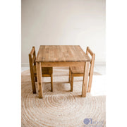 Hardwood Table with 2 Chairs VARIOUS SIZES