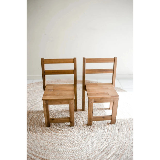 Hardwood Table with 2 Chairs VARIOUS SIZES