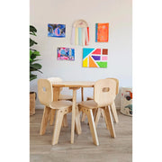 Danish Round Table and 4 Chairs