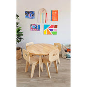 Danish Round Table and 4 Chairs