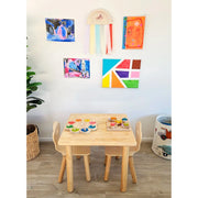 Classic Square Table and 2 Chairs