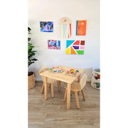 Classic Square Table and 2 Chairs
