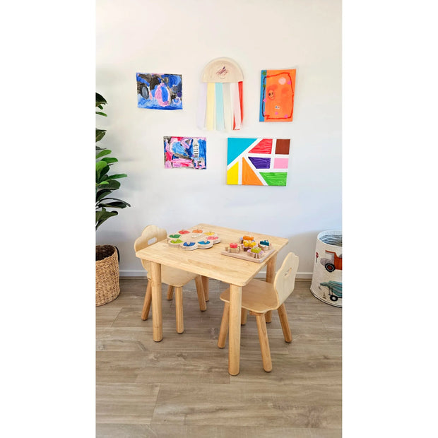 Classic Square Table and 2 Chairs