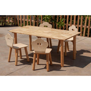 Classic Rectangular Table and 4 Chairs