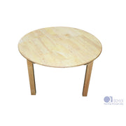 Large Round Table with 2 Stacking Chairs