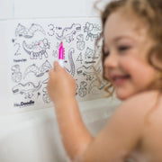 Hey Doodle Reusable Colouring Silicone Mini Mat VARIOUS DESIGNS