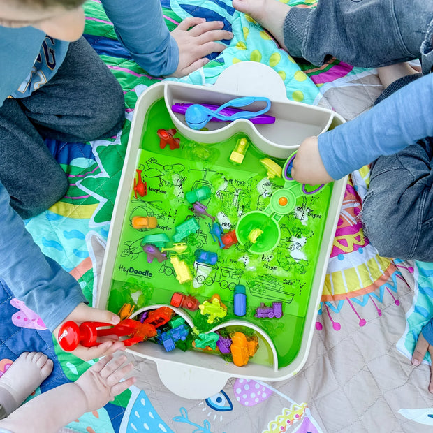 Hey Doodle Reusable Colouring Silicone Mini Mat VARIOUS DESIGNS