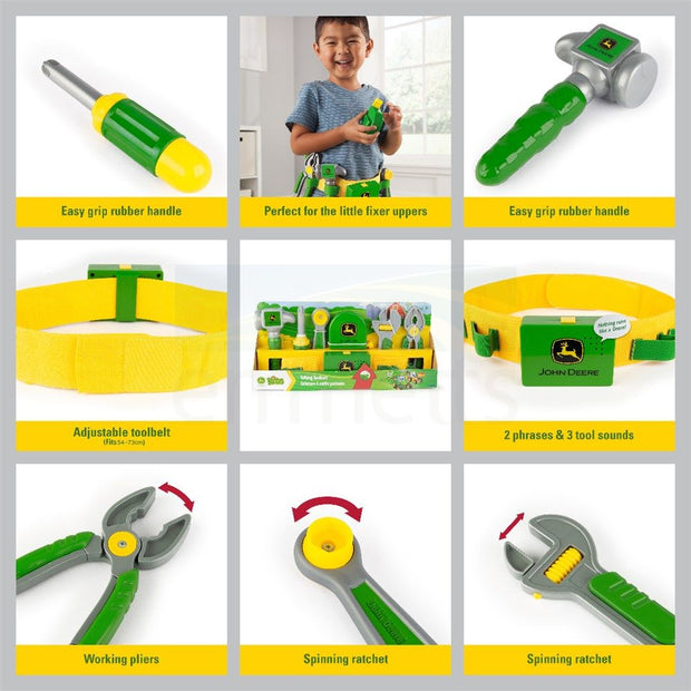 John Deere Deluxe Talking Toolbelt Set