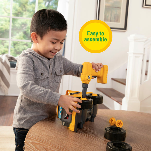 Dump Truck 2-in-1 Toy with Toy Drill