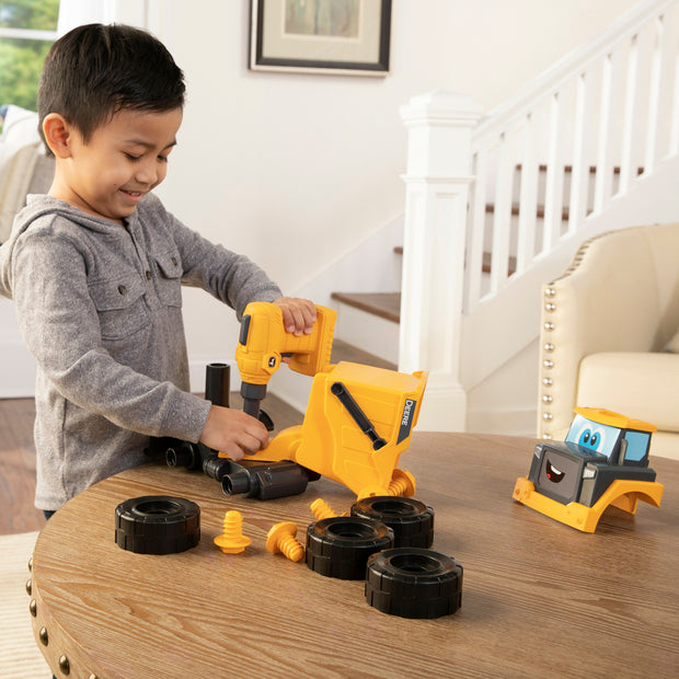 Dump Truck 2-in-1 Toy with Toy Drill