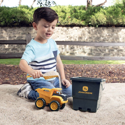 John Deere 15cm Sand Pit Bucket (Yellow)