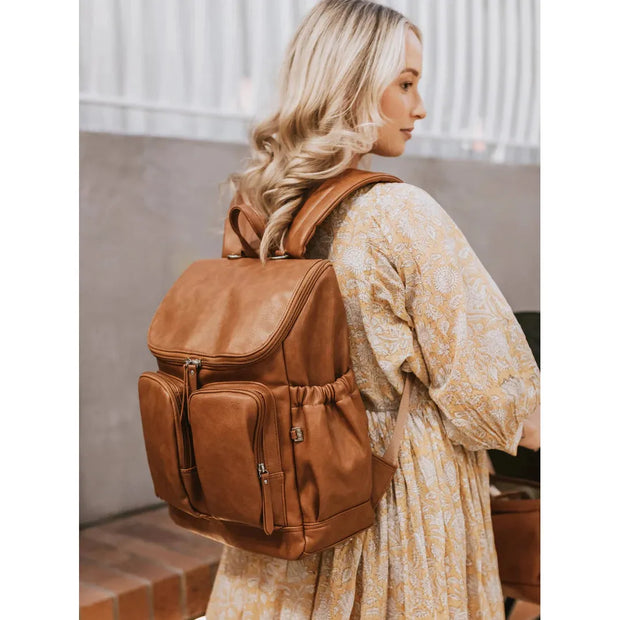 Vegan Leather Signature Nappy Backpack VARIOUS COLOURS