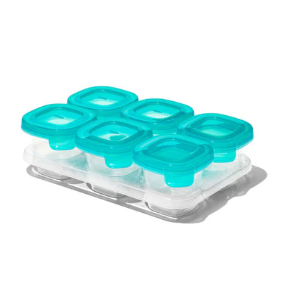 Silicone Baby Blocks - Teal VARIOUS SIZES