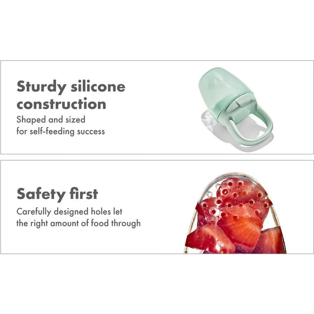 OXO Tot Silicone Fresh Food Self Feeder VARIOUS COLOURS