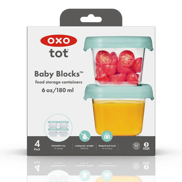 OXO Tot Baby Blocks Freezer Storage Containers 180ml
