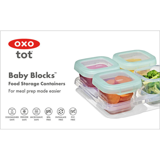OXO Tot Baby Blocks Freezer Storage Containers 180ml