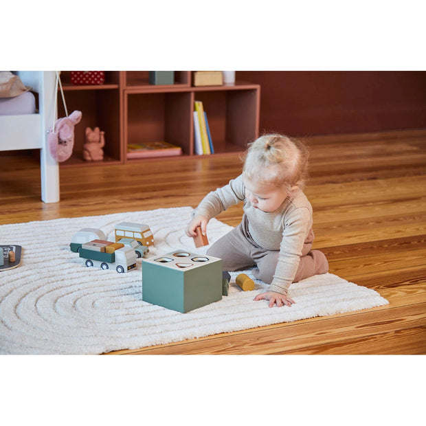 Wooden Shape Sorting Box Wooden shape sorting box
