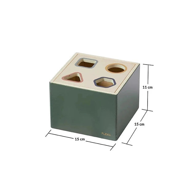 Wooden Shape Sorting Box Wooden shape sorting box