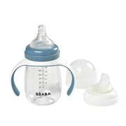 2 in 1 Bottle to Sippy Learning Cup 210ml VARIOUS COLOURS