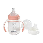 2 in 1 Bottle to Sippy Learning Cup 210ml VARIOUS COLOURS