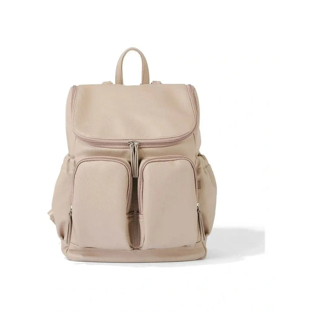Vegan Leather Signature Nappy Backpack