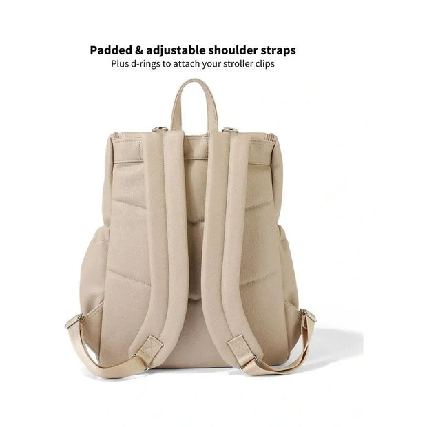 Vegan Leather Signature Nappy Backpack