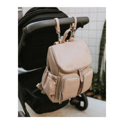 Vegan Leather Signature Nappy Backpack