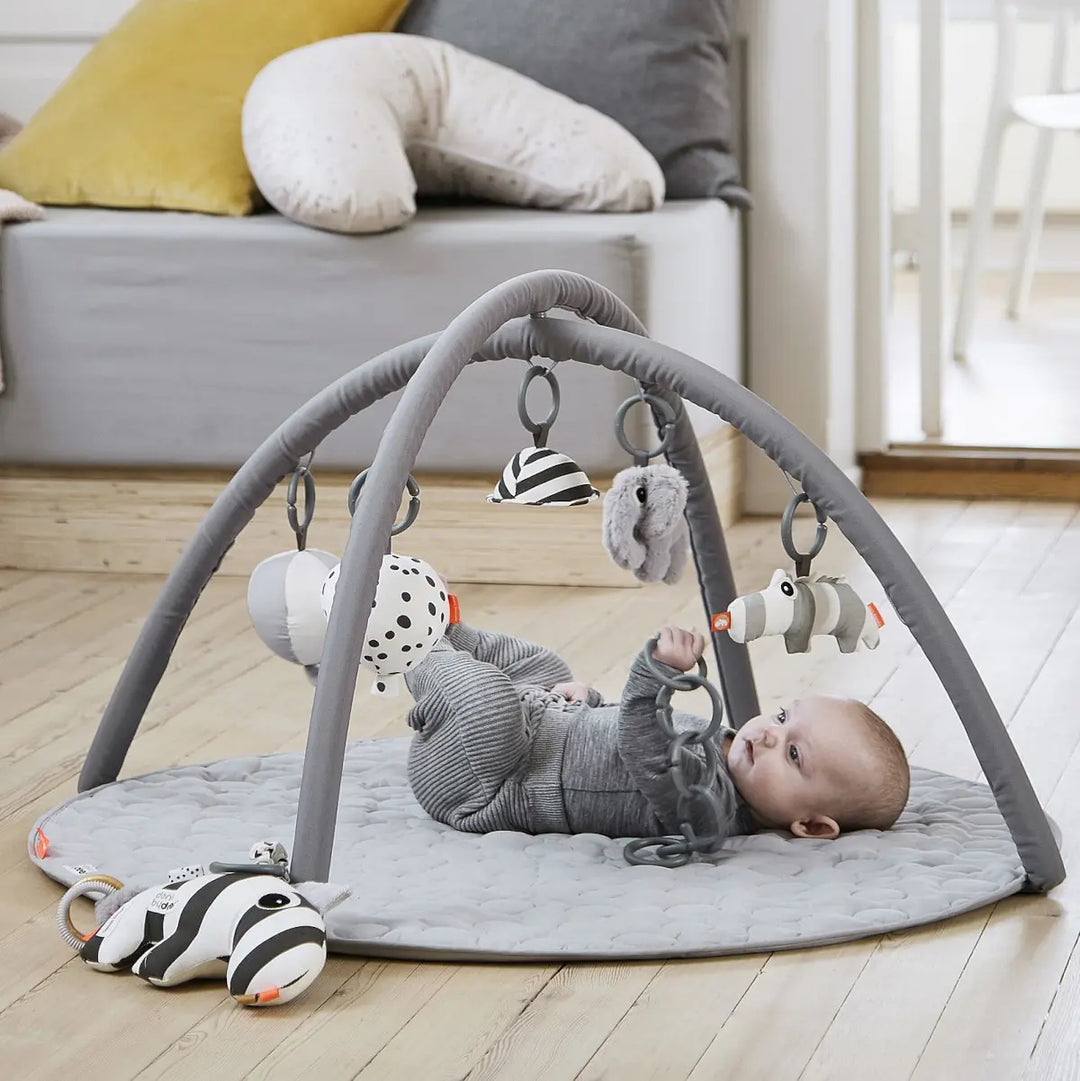 Done By Deer Activity Mat In Grey Soft Play Surface