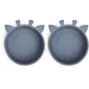 Alex Silicone Deep Plate 2-pack VARIOUS COLOURS