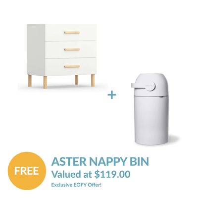 Torquay Chest - White/Natural