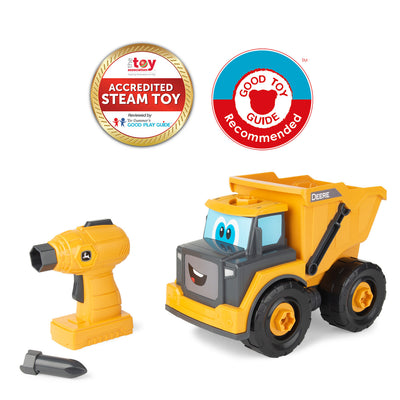Dump Truck 2-in-1 Toy with Toy Drill