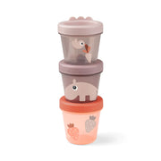 Baby Food Container 3-pack VARIOUS COLOURS
