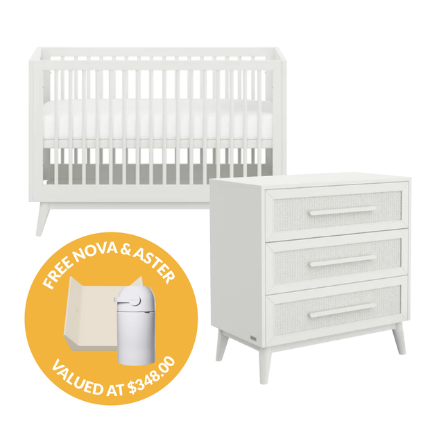 Kaya Nursery Package - Cot & Chest