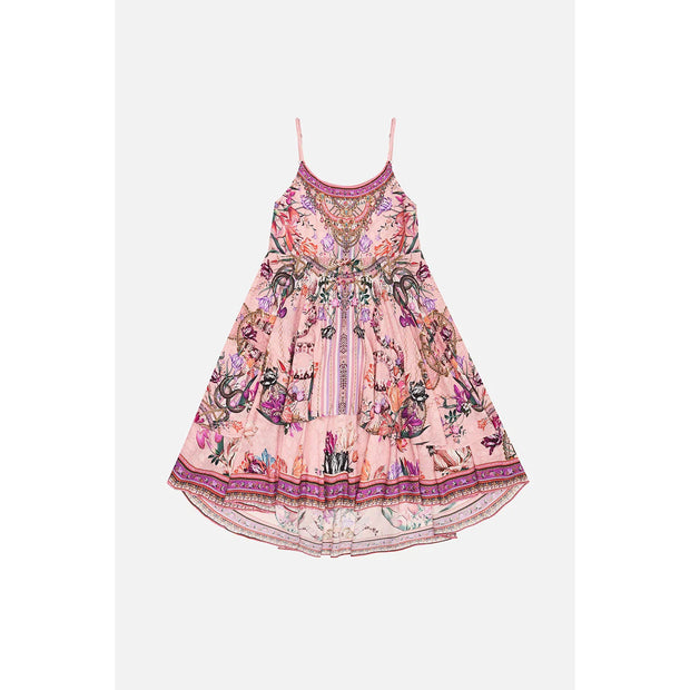 Kids Round Neck Tiered Dress - Mad As A Snake