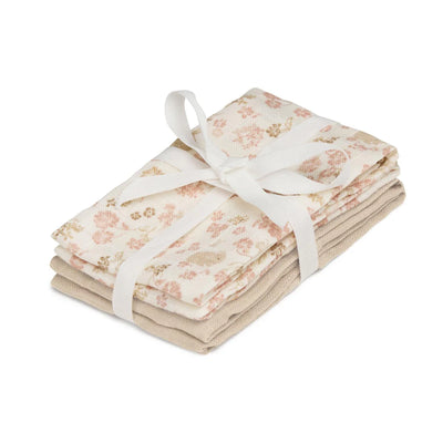 Cam Cam Copenhagen 4 Pack Muslin Wash Cloth VARIOUS DESIGNS
