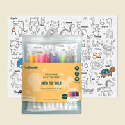 Hey Doodle Reusable Colouring Silicone Placemat VARIOUS STYLES
