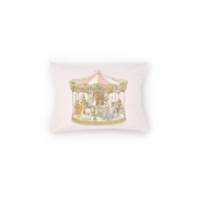Carousel Pink Satin Cushion