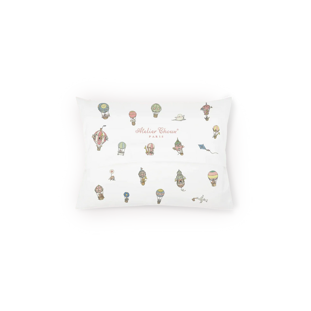 Hot Air Balloon Satin Cushion