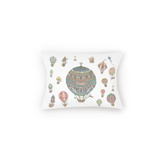 Hot Air Balloon Satin Cushion