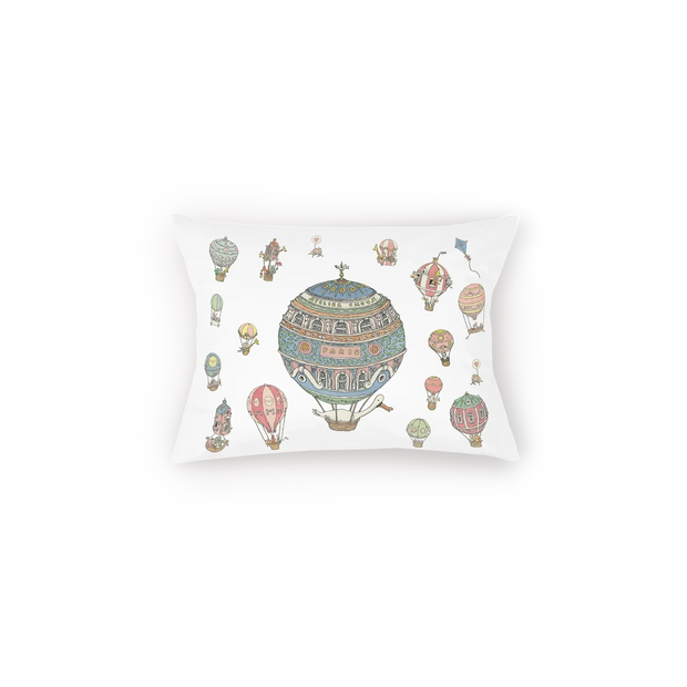 Hot Air Balloon Satin Cushion
