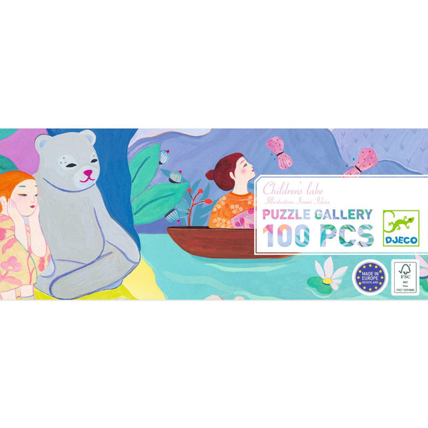 Children's Lake 100pc Gallery Puzzle with Poster
