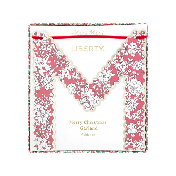 Meri Meri x Liberty Merry Christmas Garland