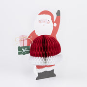 Honeycomb Santa Stand Up Card