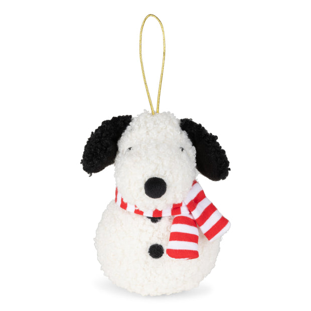 Snoopy ECO Tiny Teddy Cream Snowman 10cm