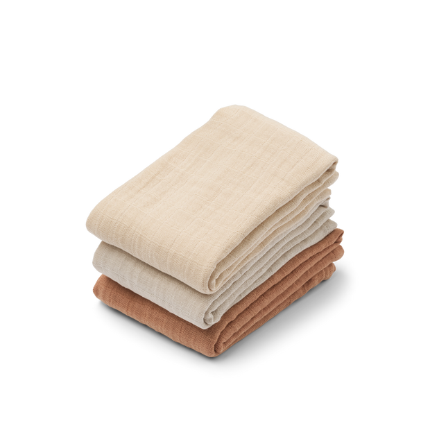 Lewis Muslin Cloth 3-pack VARIOUS COLOURS PRE ORDER NOVEMBER